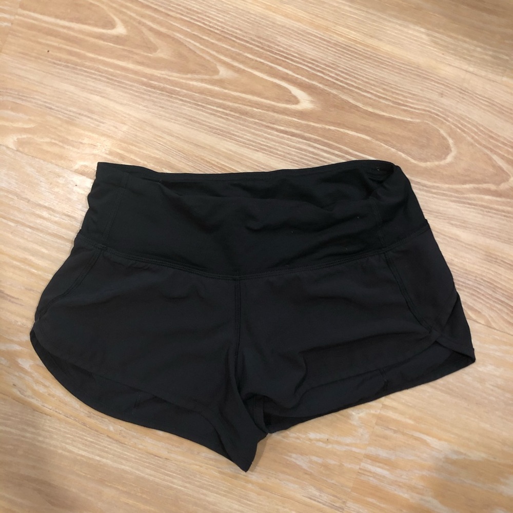 Black lulu shorts